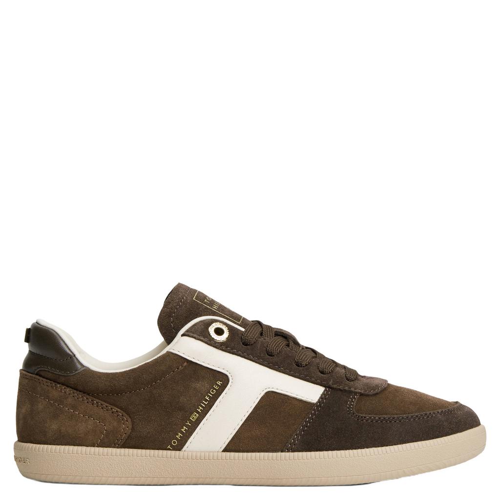 Tommy Hilfiger suède sneakers - bruin