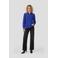 Anytime transparante kanten blouse blauw