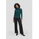 Ruby gedrapeerde jersey top donkergroen