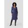 Ruby midi overslagjurk donkerblauw