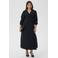 Kaffe Curve viscose maxi wikkeljurk Plus Size - marineblauw