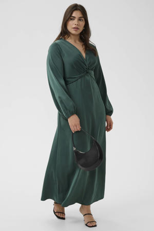 maxi avondjurk Plus Size - donkergroen