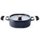 Alva Braadpan met deksel - Dutch Oven Ovaal Nori 31 x 21 cm + Gratis Leren Handvaten - geëmailleerde anti-aanbaklaag