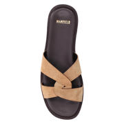 thumbnail: Manfield suède slippers bruin