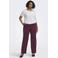 ONLY CARMAKOMA straight leg casual broek Plus Size - donkerrood