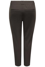 thumbnail: ONLY CARMAKOMA slim regular waist casual broek donkerbruin