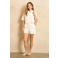 Lofty Manner straight regular waist casual short ecru