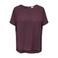 ONLY CARMAKOMA rechtvallende top met cut-out en stippen Plus Size - donkerpaars