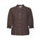 ONLY CARMAKOMA rechtvallende blouse Plus Size - bruin