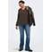 ONLY CARMAKOMA Plus Size rechtvallende top met stippen - bruin