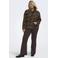 ONLY CARMAKOMA flared broek Plus Size - donkerbruin