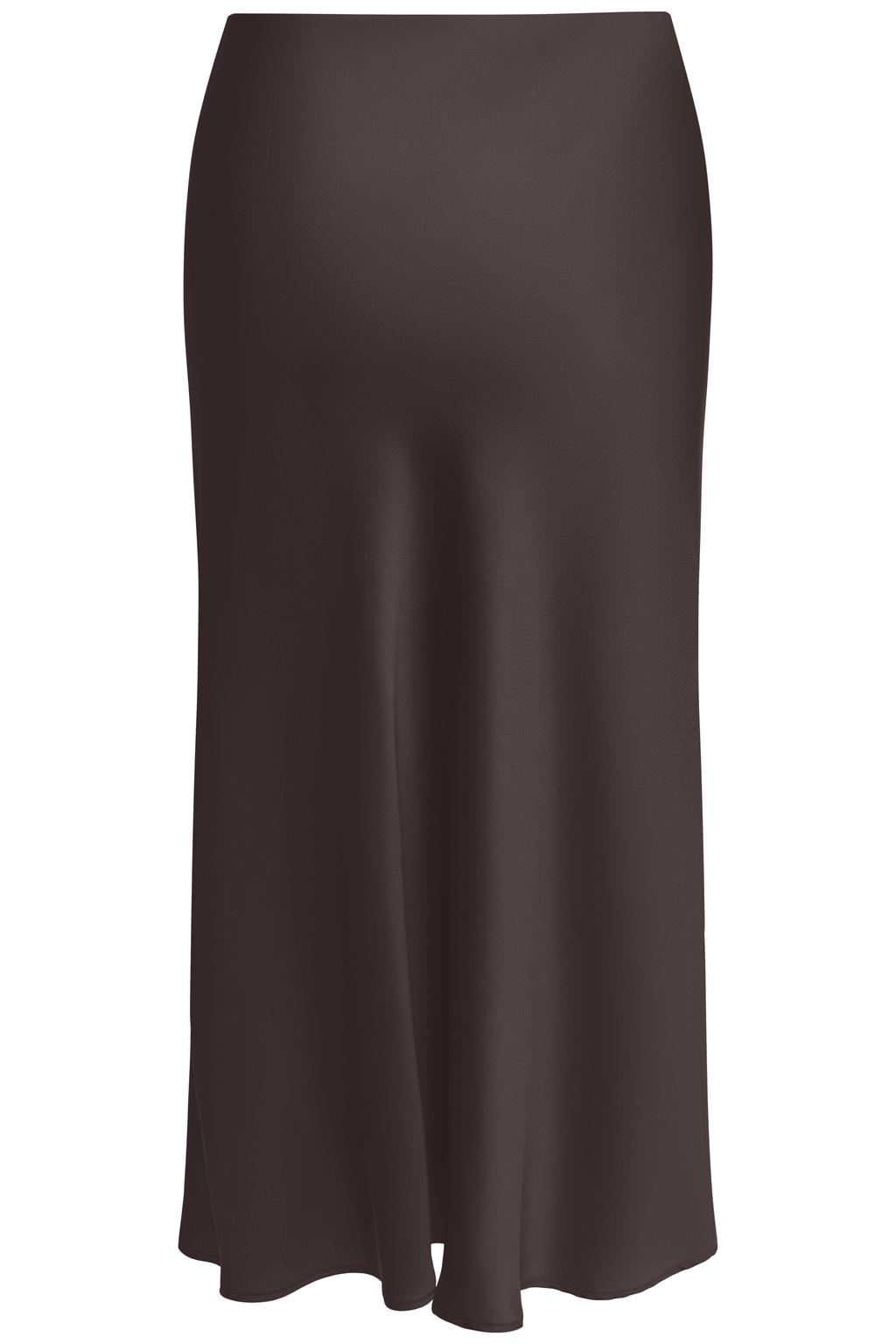 Donkerblauwe dames ONLY CARMAKOMA midi rok Plus Size gemaakt van polyester