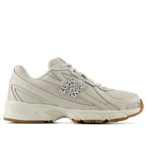 740 sneakers met panterprint - zand