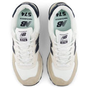 thumbnail: New Balance 574 sneakers - beige/zwart/wit