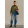 VERO MODA jas met stippen - groen