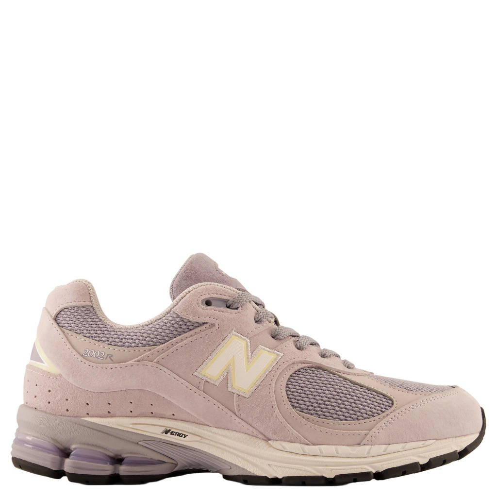 Roze en lilakleurige unisex New Balance 2002R mesh sneakers - van mesh-pu/voering: mesh/voetbed: eva met veters
