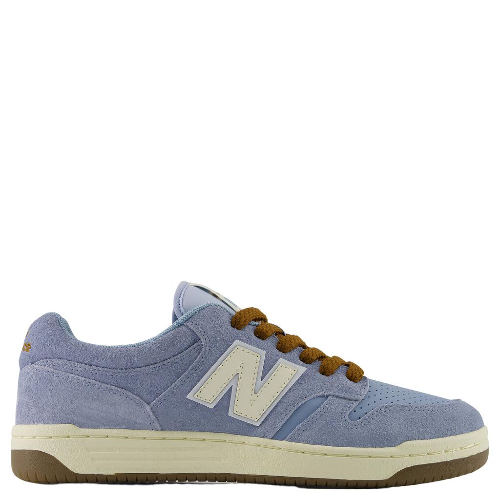 Grijs en ecru unisex New Balance 480P sneakers - blauw van nylon-suède/voering: mesh/voetbed: eva met veters