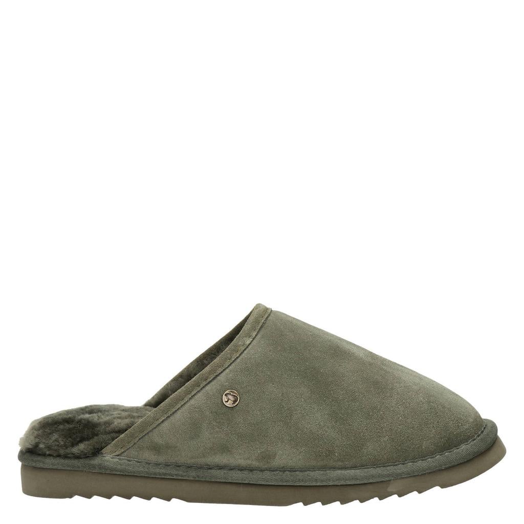 Warmbat Australia classic suède pantoffels - kaki