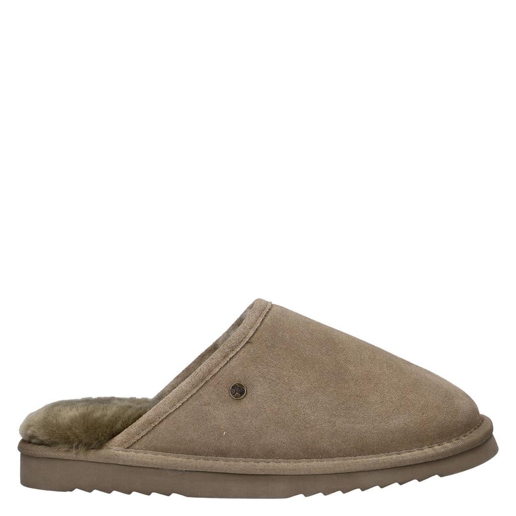 Warmbat Australia Classic suède pantoffels - taupe