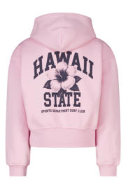 thumbnail: America Today sweat hoodie met backprint - lichtroze