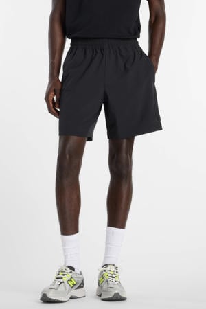 loose fit casual short - zwart