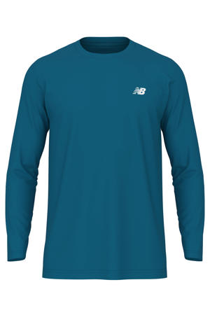 sportshirt met lange mouwen - petrol