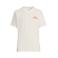 New Balance regular fit T-shirt met backprint - ecru/rood