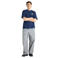New Balance regular fit T-shirt met backprint - donkerblauw