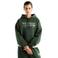 New Balance hoodie met logo - donkergroen