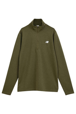 sportshirt met lange mouwen - olijfgroen