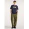 New Balance regular fit T-shirt met logo - donkerblauw