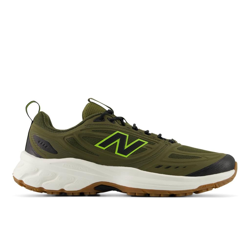Zwart en bruine heren New Balance 410 V9 hardloopschoenen van mesh-pu/voering: mesh/voetbed: eva met veters