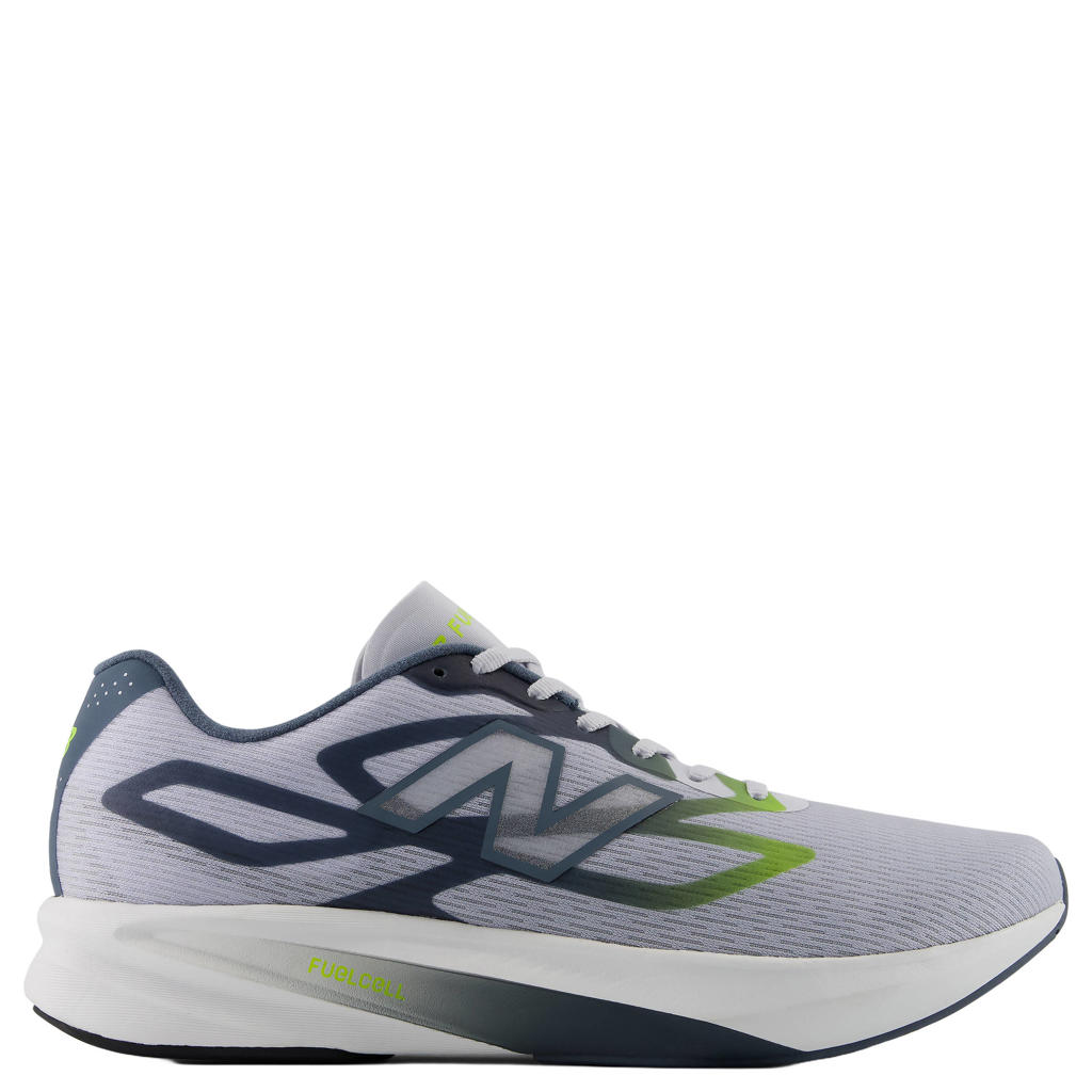 Lichtblauw en blauwe heren New Balance Flite-R hardloopschoenen - van mesh/voering: mesh/voetbed: eva met veters