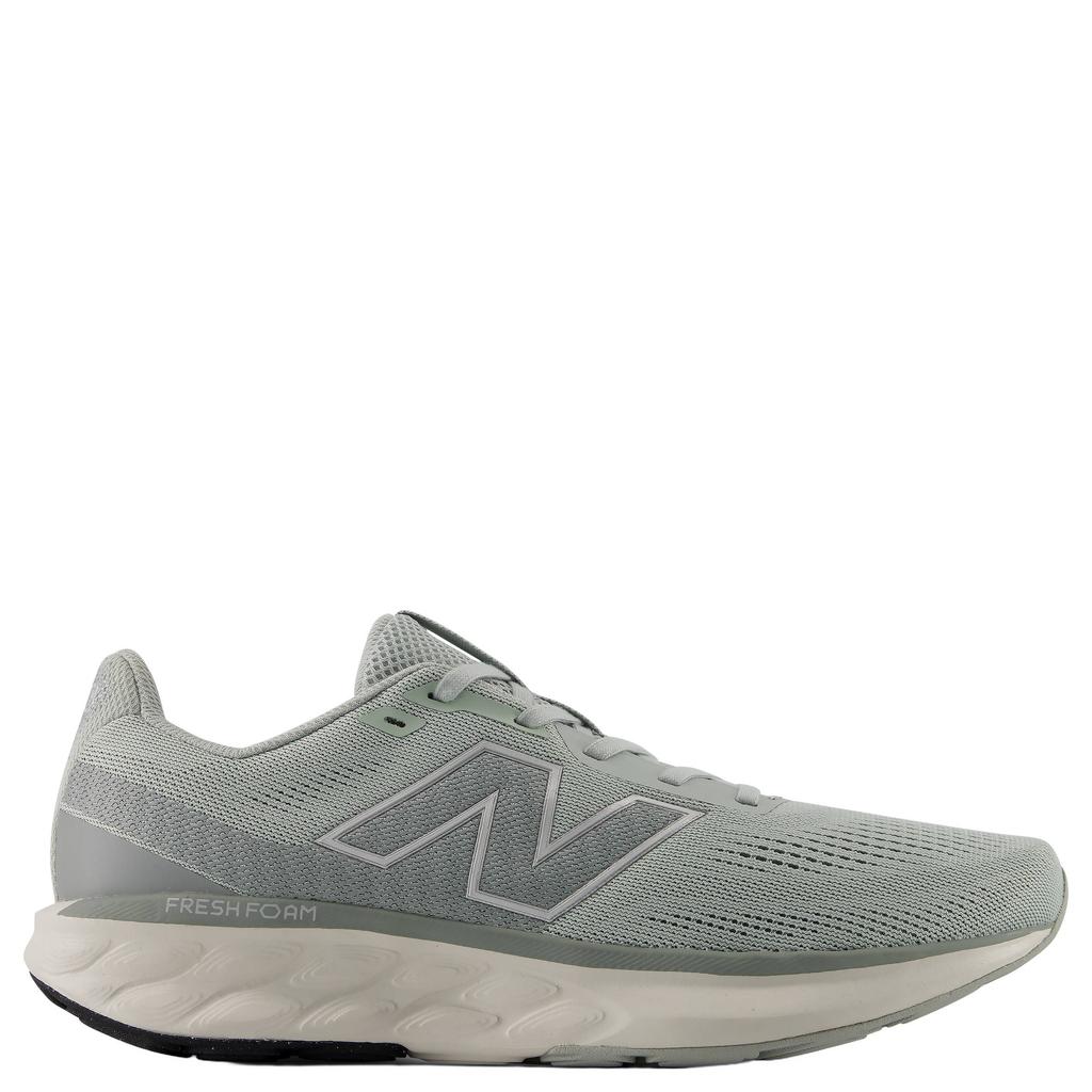 Grijze heren New Balance 520 v9 mesh hardloopschoenen - met veter- met klittenbandsluiting