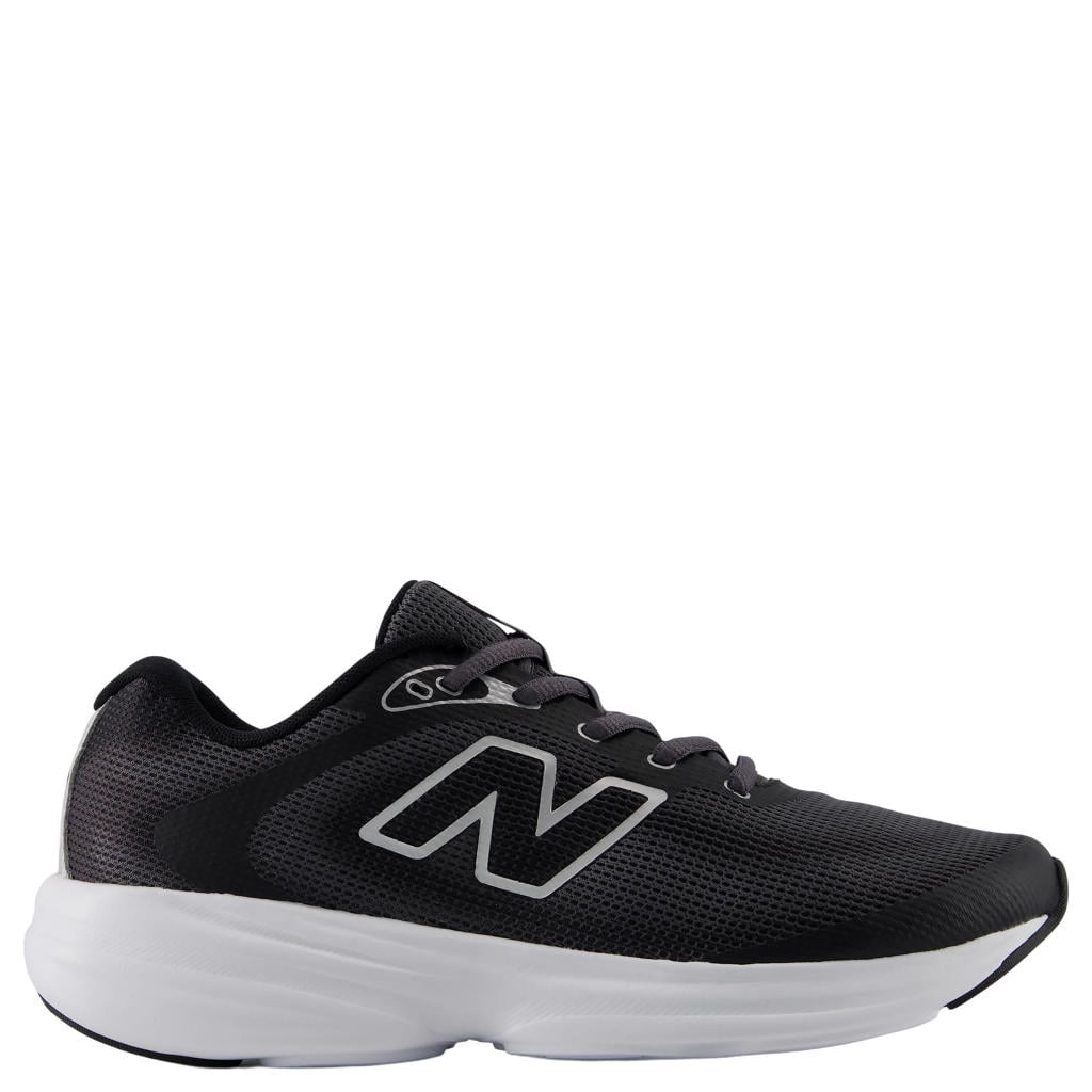 Zwart en zilverkleurige dames New Balance 411v4 hardloopschoenen - grijs van mesh/voering: mesh/voetbed: eva met veters