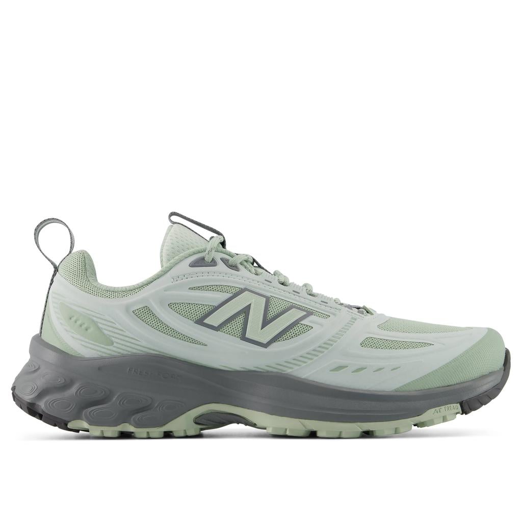 Grijs en grijsgroene dames New Balance van mesh-pu/voering: mesh/voetbed: eva met veters