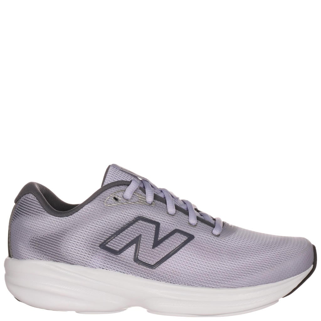 Lila en zwarte dames New Balance 411v4 V4 hardloopschoenen - van mesh/voering: mesh/voetbed: eva met veters