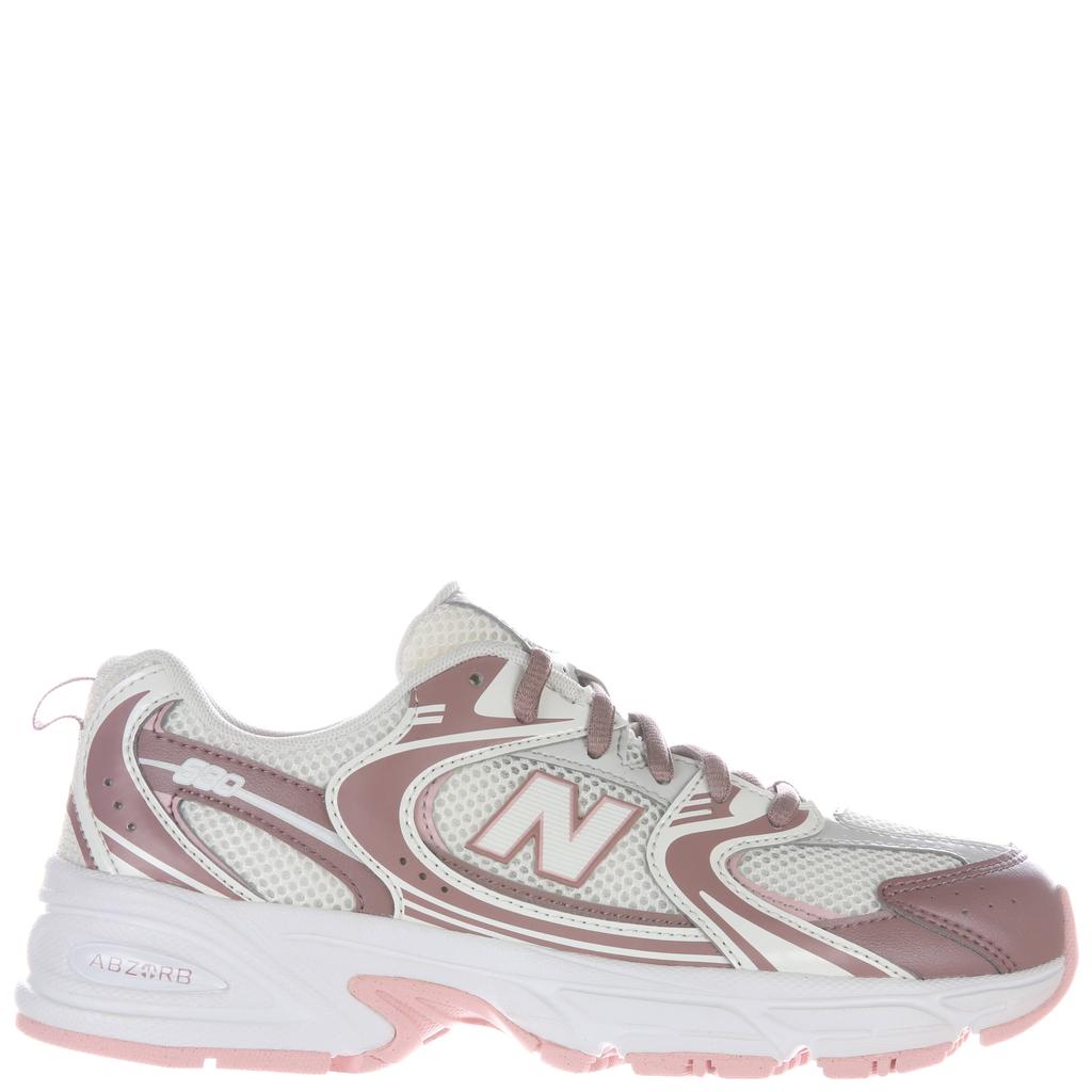 Ecru en roze meisjes New Balance 530 sneakers - van mesh-pu/voering: mesh/voetbed: eva met veters