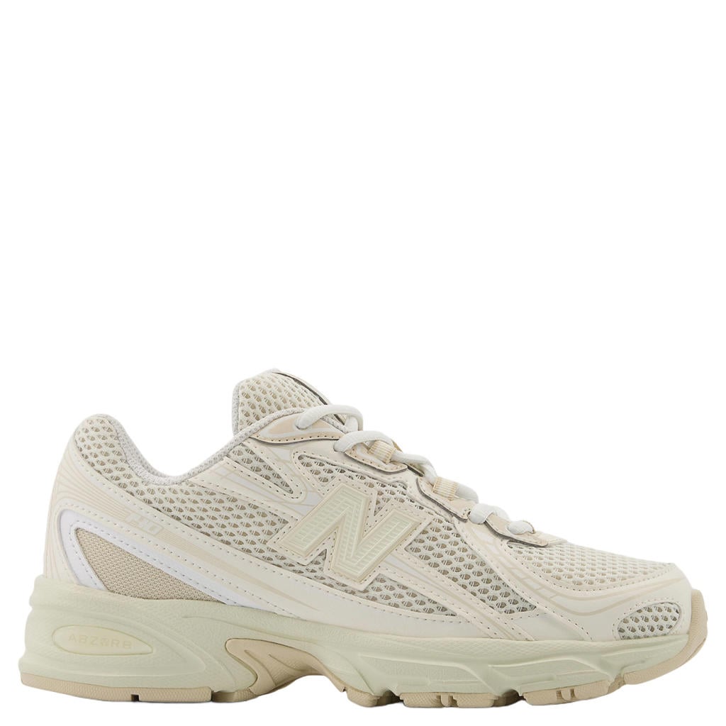 Ecru jongens en meisjes New Balance 740 sneakers - van mesh-pu/voering: mesh/voetbed: eva met veters