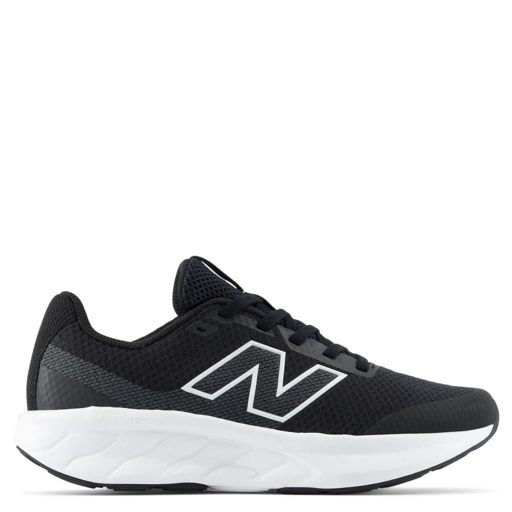 Zwarte jongens en meisjes New Balance 520 hardloopschoenen - van mesh-pu/voering: mesh/voetbed: eva met veters