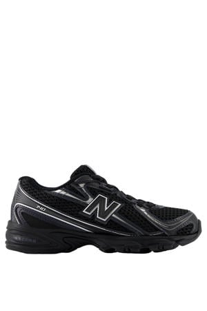 740 Bungee sneakers - zwart/zilvergrijs