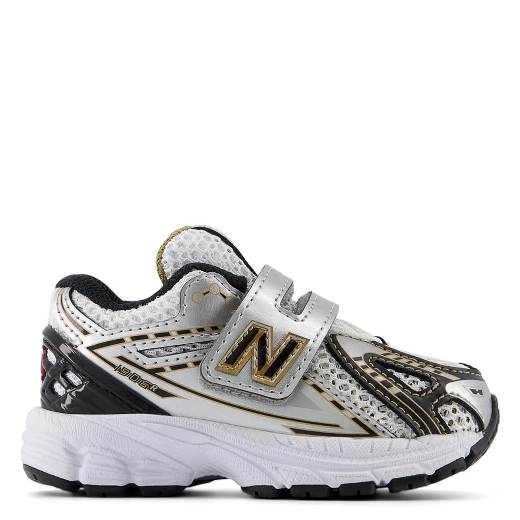 Zilver en gouden jongens en meisjes New Balance 1906 sneakers - metallic met veters