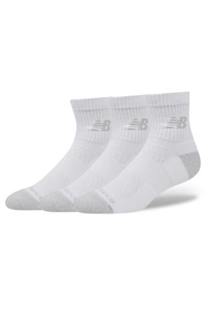 Active sokken met logo - wit (set van 3)
