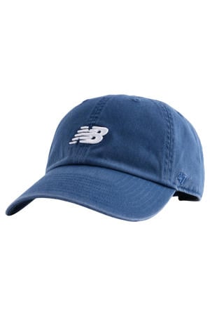 Clean Up katoenen pet met logo - blauw