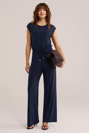 regular fit jumpsuit - donkerblauw