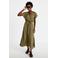 Cache Cache midi jurk met ceintuur - groen