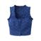 Mango katoenen broderie top - blauw
