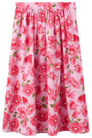 thumbnail: Mango gebloemde midi rok - roze