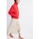 Mango midi rok met stippen - ecru