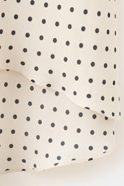 thumbnail: Mango midi rok met stippen - ecru